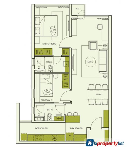 2 bedroom Serviced Residence for sale in Ampang Hilir - image 8