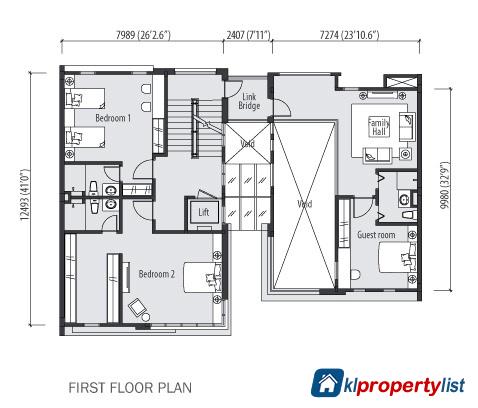 5 bedroom Twin Villas for sale in Taman Melawati - image 7
