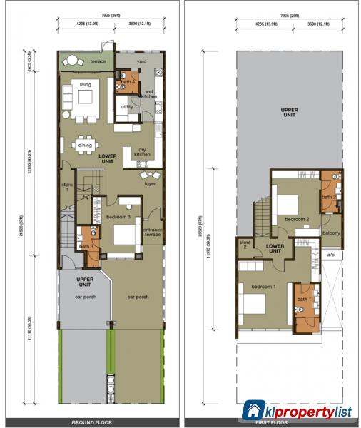 4 bedroom Townhouse for sale in Kepong in Kuala Lumpur - image
