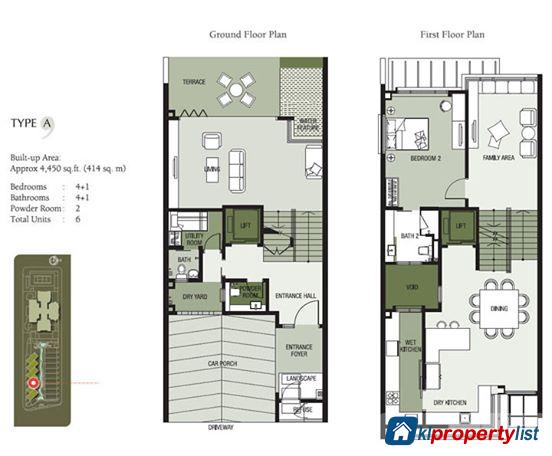 5 bedroom 3.5-sty Terrace/Link House for sale in Mont Kiara - image 21