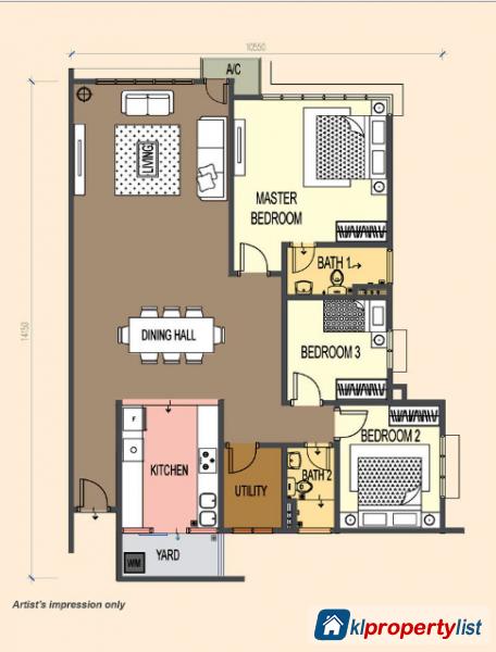 3 bedroom Serviced Residence for sale in Shah Alam - image 4