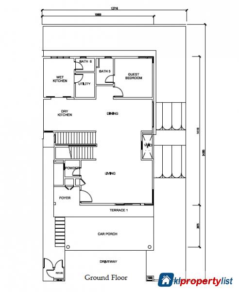 6 bedroom Link Bungalow for sale in Puchong South in Selangor - image