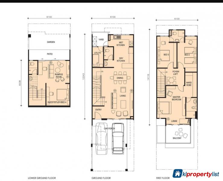 Picture of 4 bedroom 3-sty Terrace/Link House for sale in Balik Pulau in Malaysia