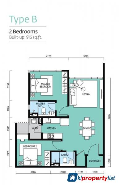 2 bedroom Serviced Residence for sale in Subang Jaya in Selangor - image