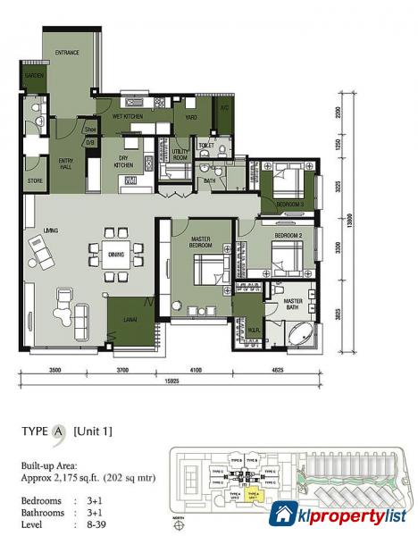 4 bedroom Condominium for sale in Mont Kiara in Malaysia - image