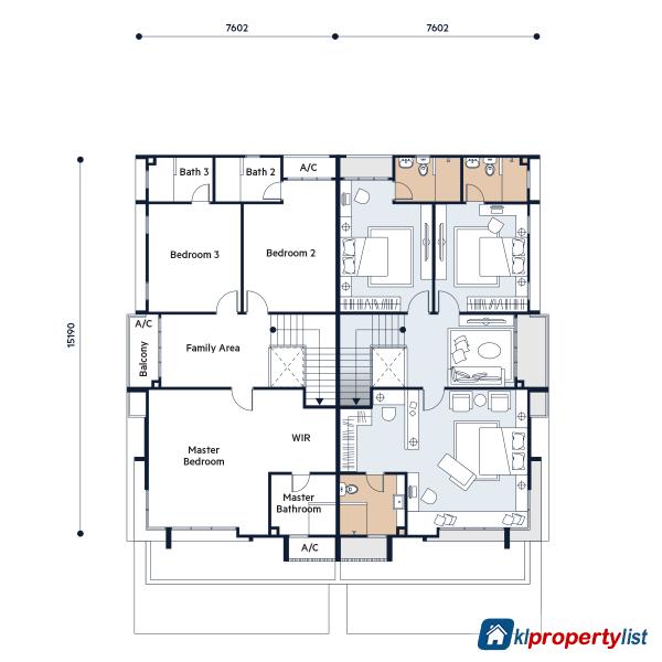 4 bedroom Semi-detached House for sale in Kajang in Malaysia