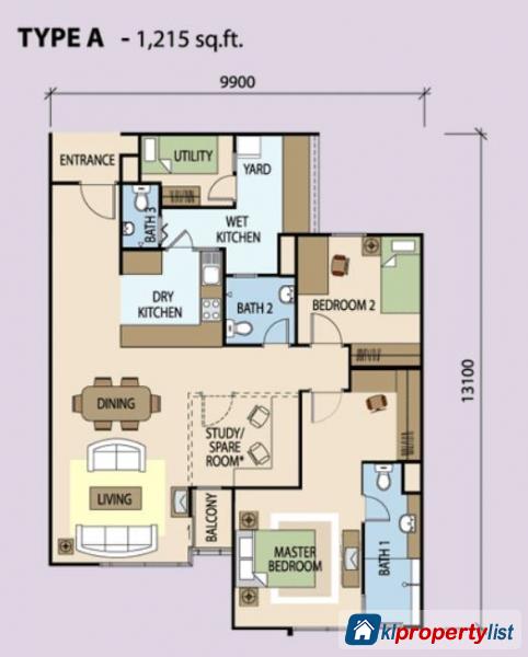 3 bedroom Condominium for sale in Kota Damansara - image 9