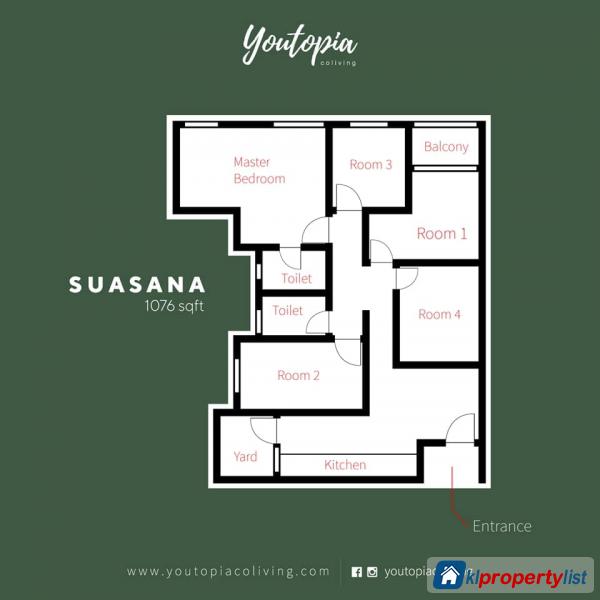 Room in condominium for rent in Damansara Damai - image 11