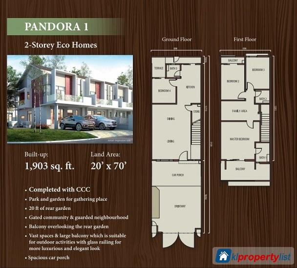 Picture of 4 bedroom 2-sty Terrace/Link House for sale in Nusajaya in Malaysia