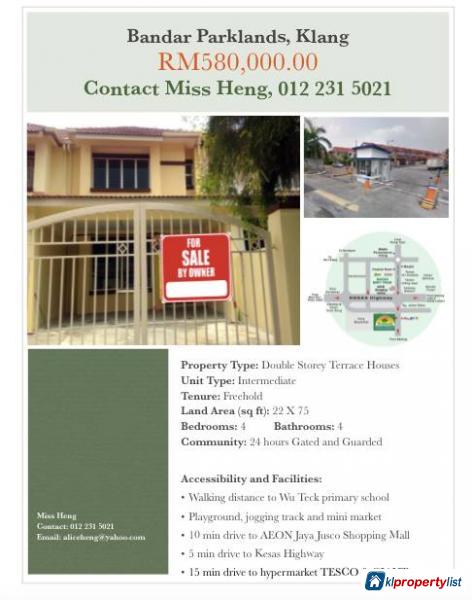 Picture of 4 bedroom 2-sty Terrace/Link House for sale in Bandar Bukit Tinggi