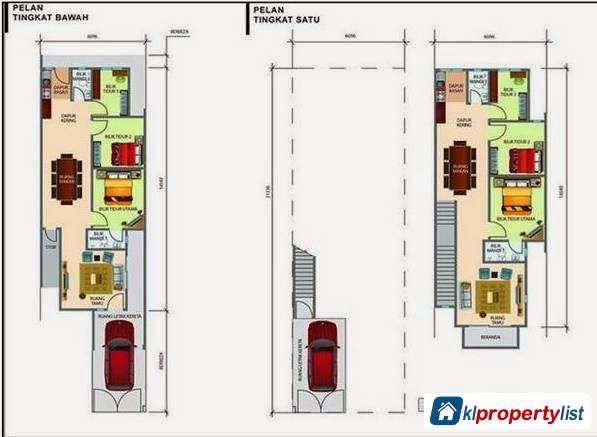 3 bedroom Townhouse for sale in Puchong in Malaysia