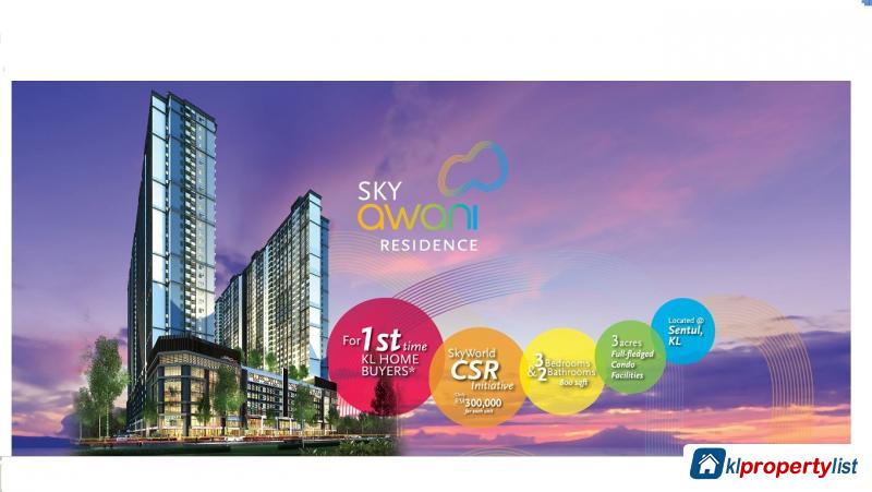 3 bedroom Condominium for sale in Sentul - image 1