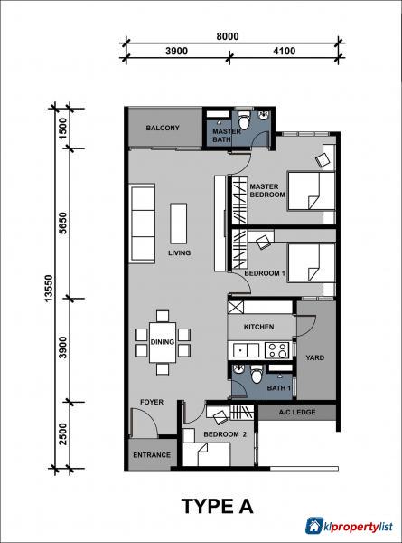 3 bedroom Condominium for sale in Ampang in Kuala Lumpur