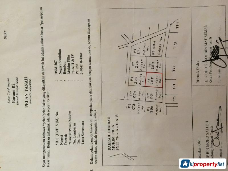 Agricultural Land for sale in Seremban